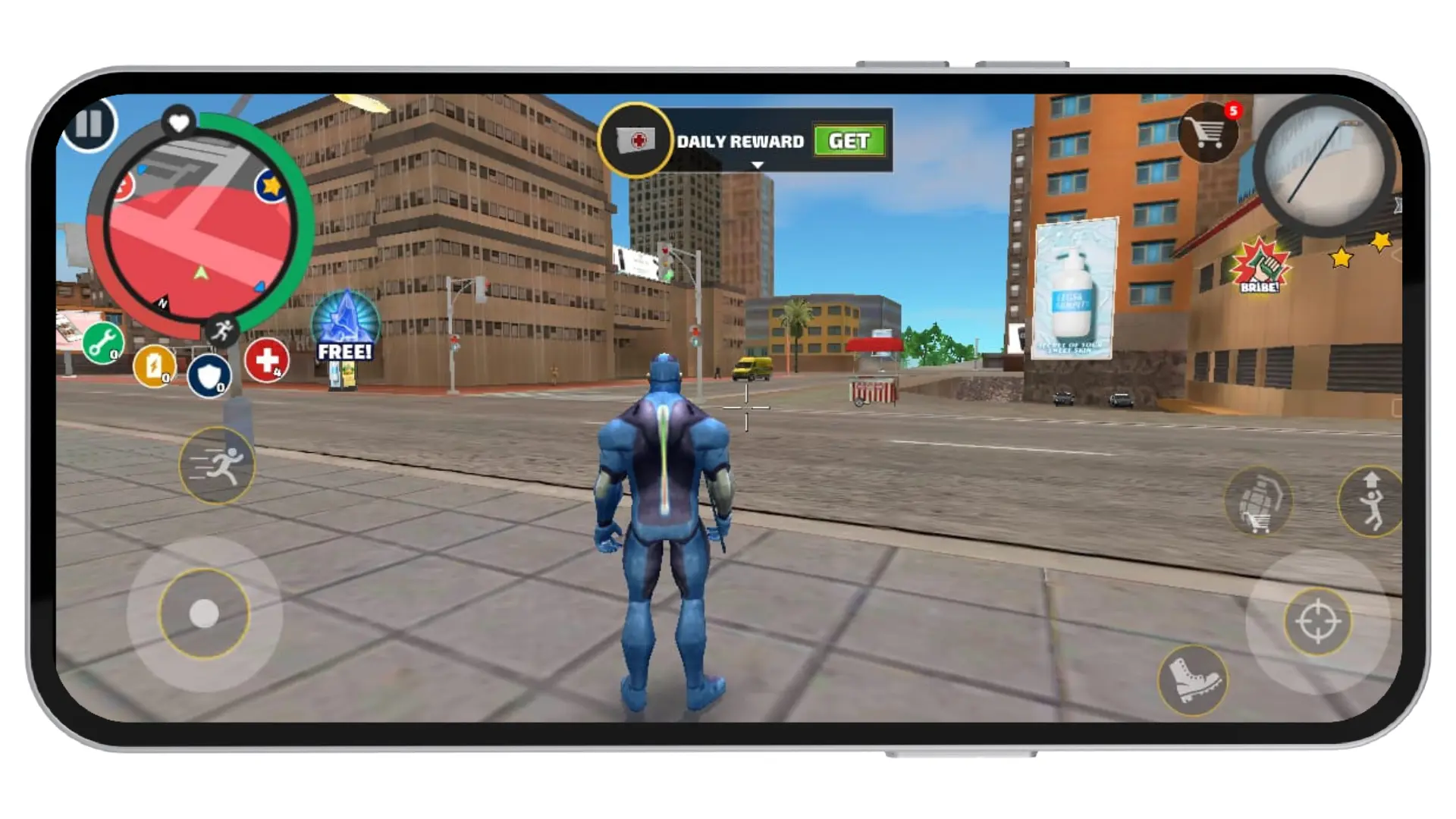rope hero mod apk open world exploration gameplay