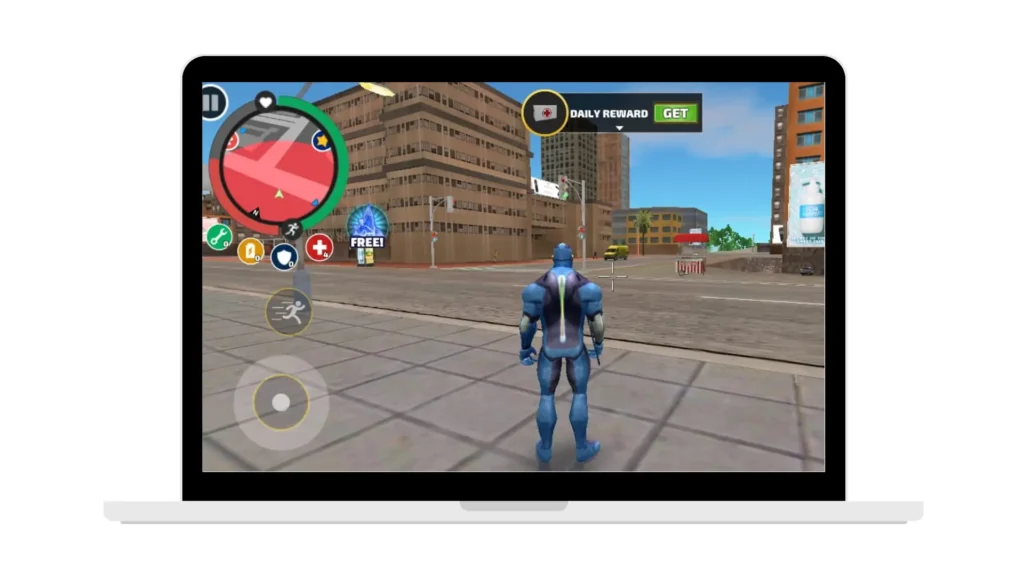 Rope hero mod apk on pc