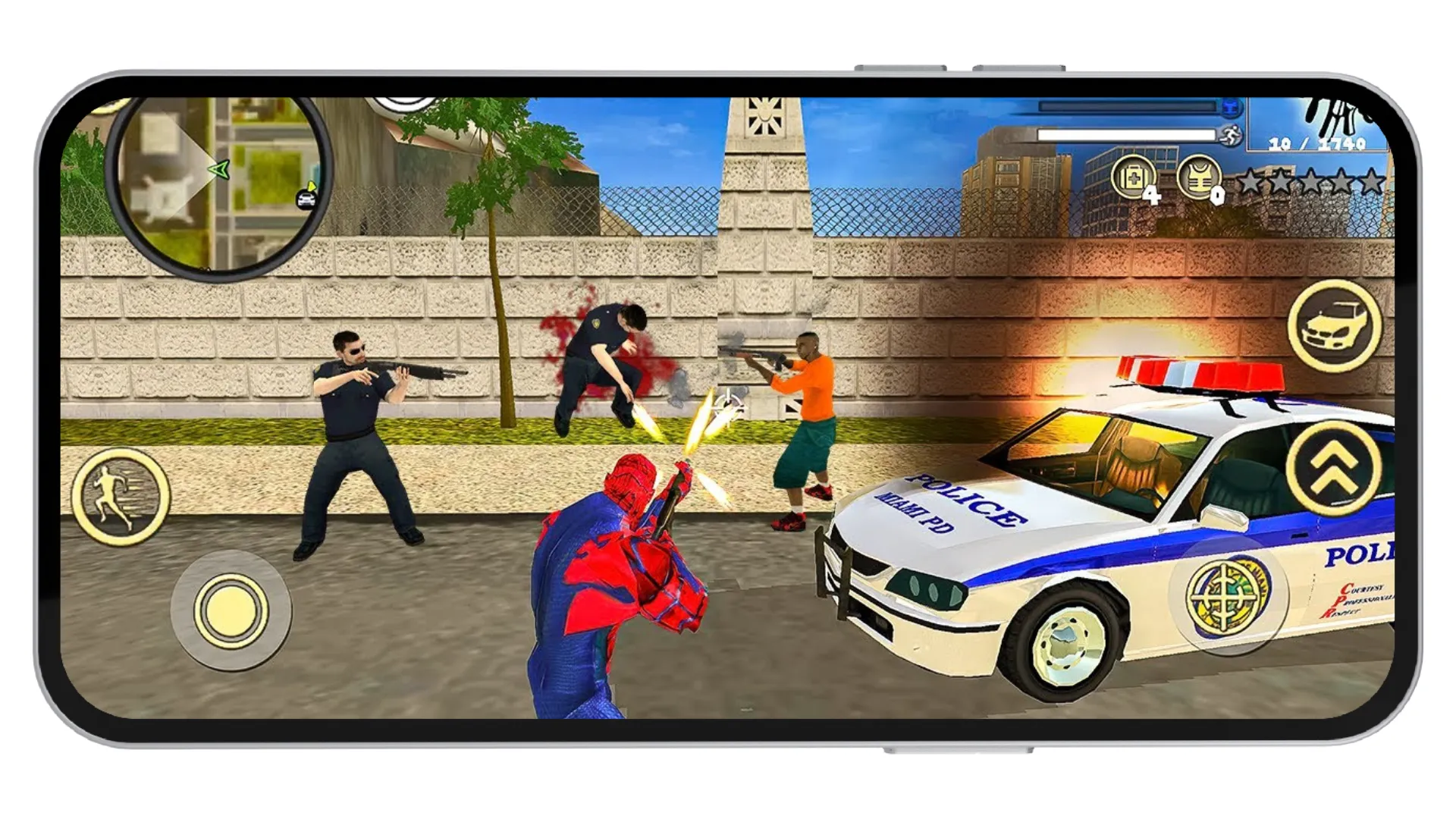 rope hero vice town apk older version gameplay screenshot