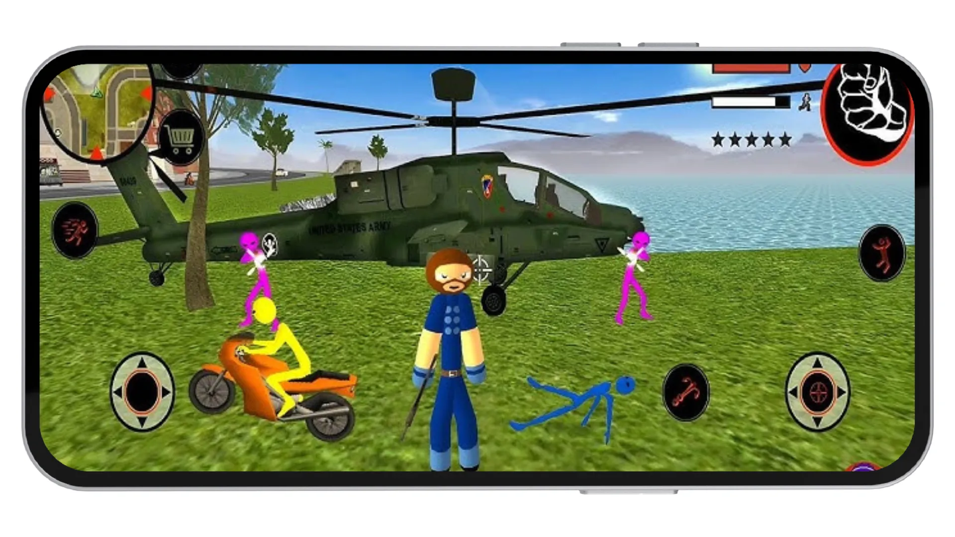 stunnung fraphics of stickman