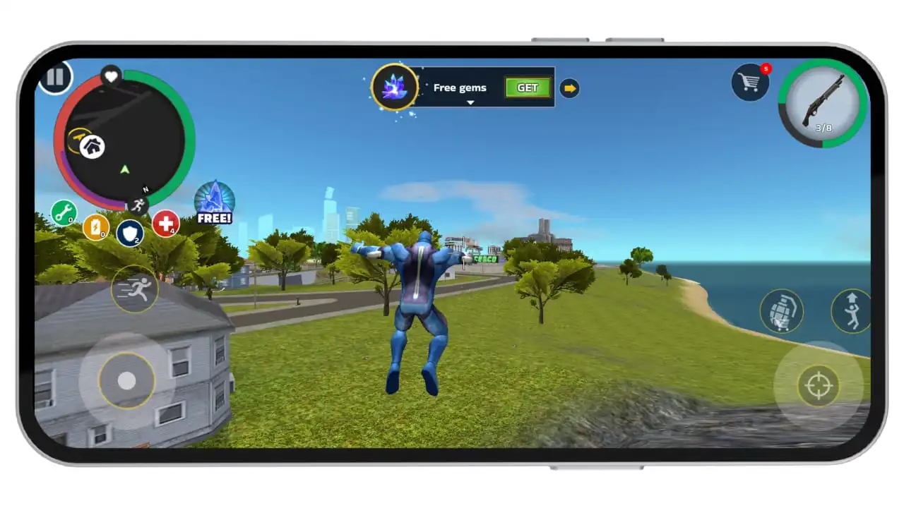 rope hero mafia city wars mod apk superhero action gameplay